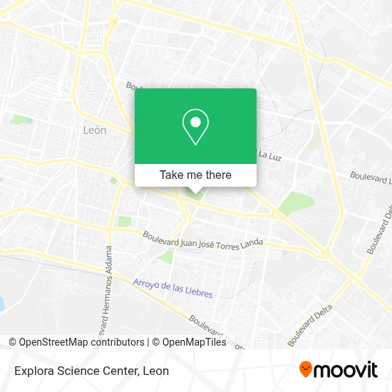 Explora Science Center map