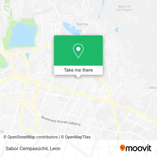Sabor Cempasúchil map