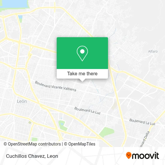 Cuchillos Chavez map