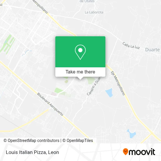 Louis Italian Pizza map