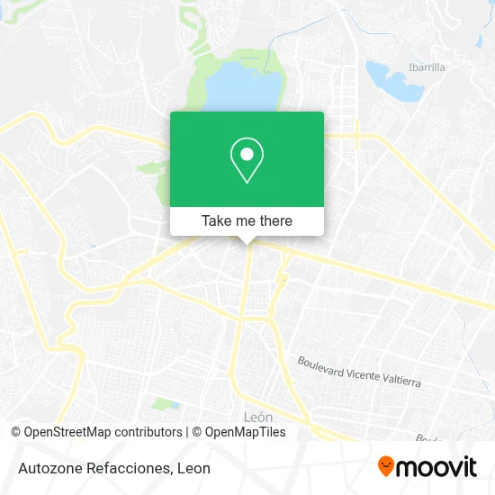 Autozone Refacciones map
