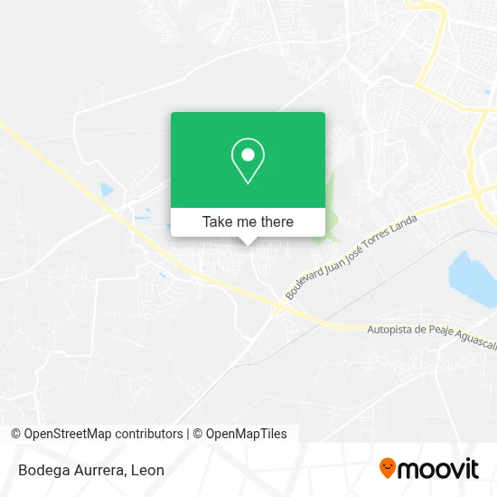 Bodega Aurrera map