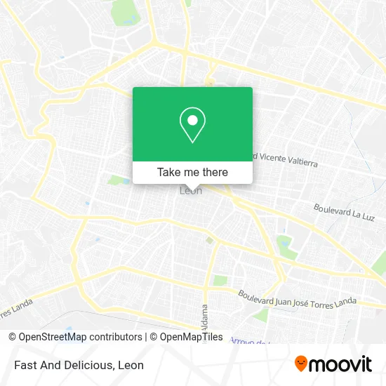Fast And Delicious map