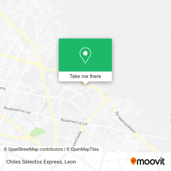 Chiles Selectos Express map