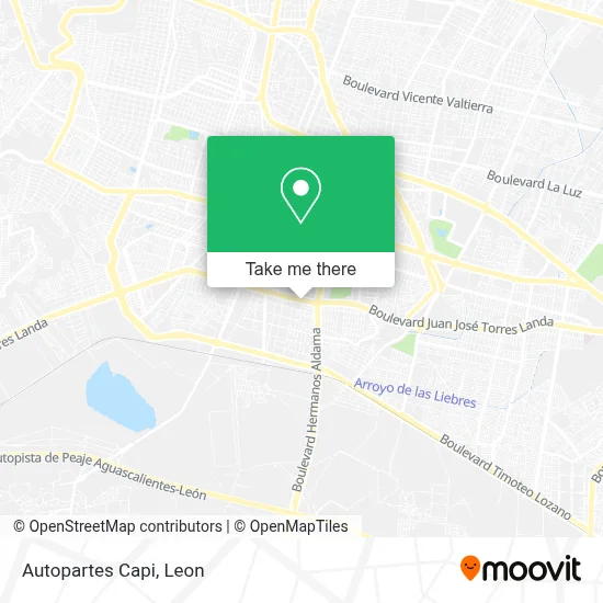 Autopartes Capi map