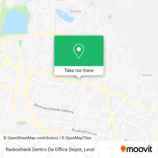 Radioshack Dentro De Office Depot map