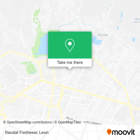 Raudal Footwear map