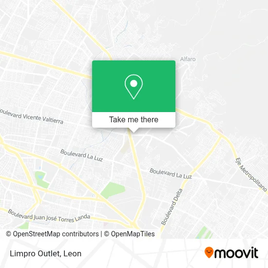 Limpro Outlet map