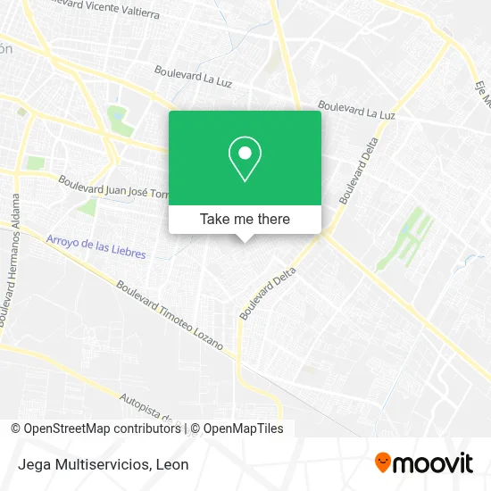 Jega Multiservicios map