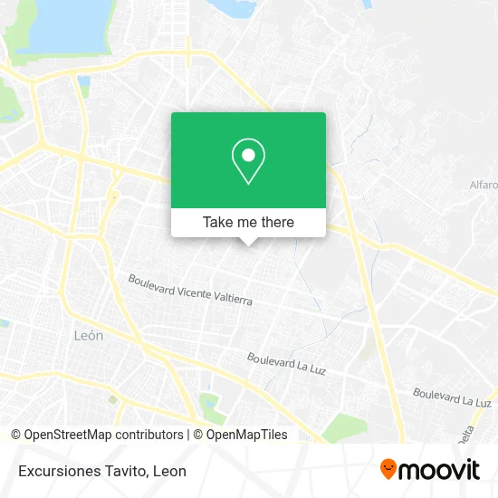 Excursiones Tavito map
