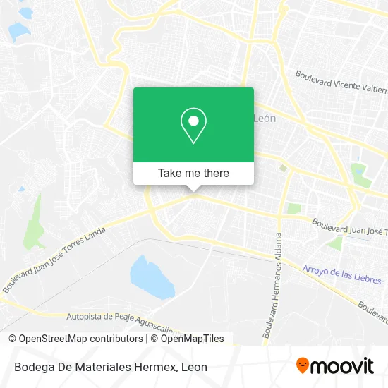 Bodega De Materiales Hermex map