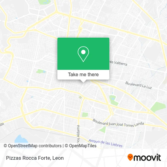 Pizzas Rocca Forte map