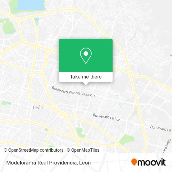 Modelorama Real Providencia map