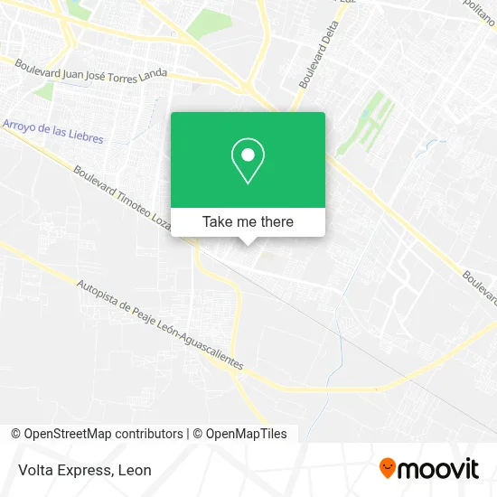 Volta Express map