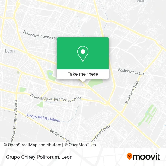 Grupo Chirey Poliforum map