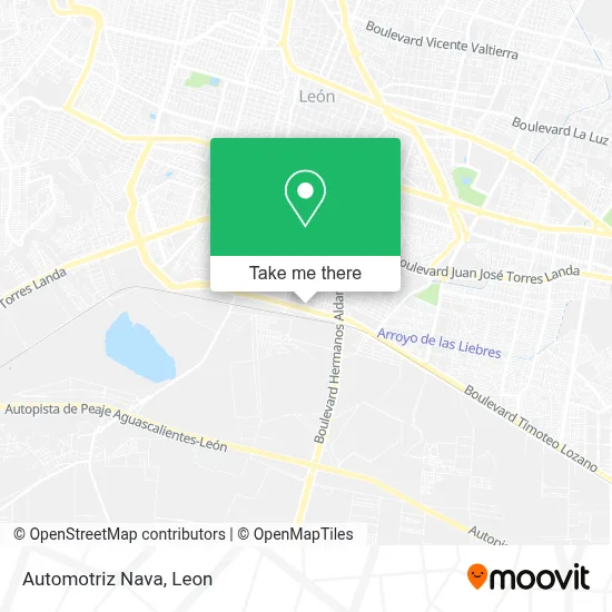 Automotriz Nava map