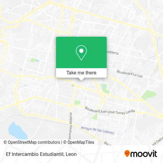 Ef Intercambio Estudiantil map