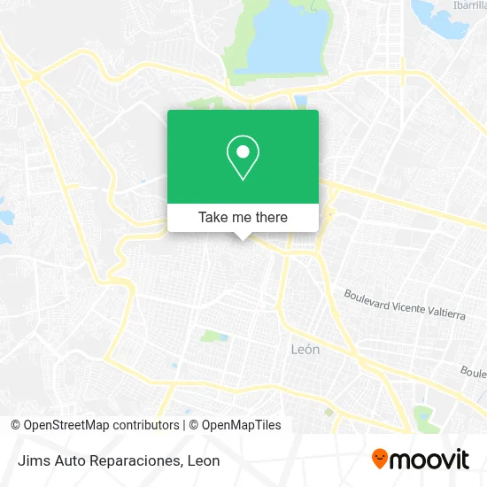 Jims Auto Reparaciones map