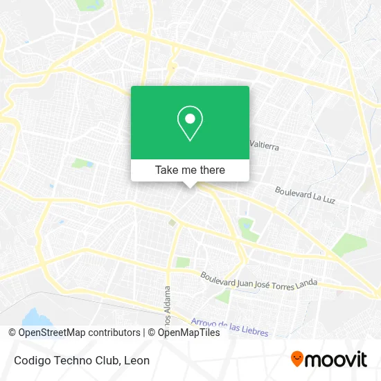 Codigo Techno Club map