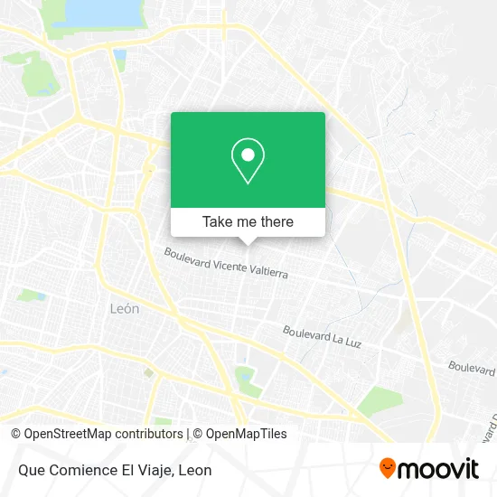 Que Comience El Viaje map