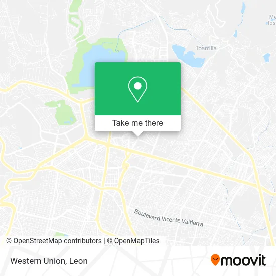Western Union map