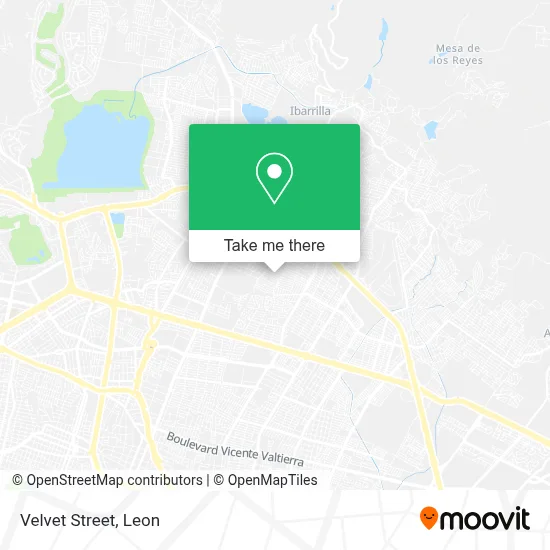 Velvet Street map