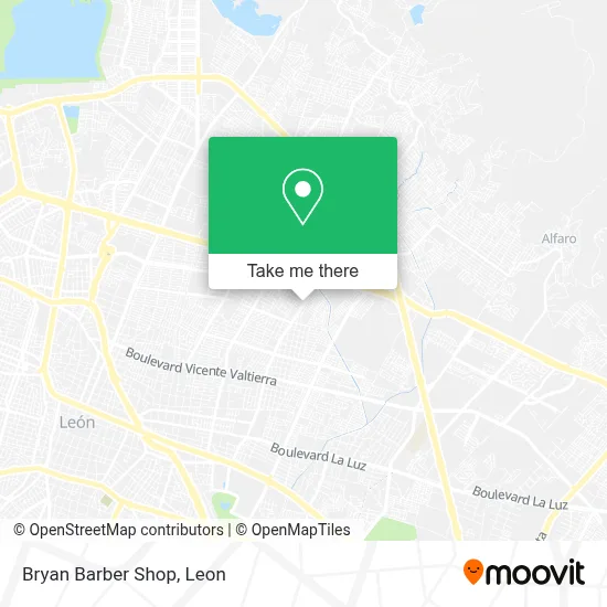 Bryan Barber Shop map