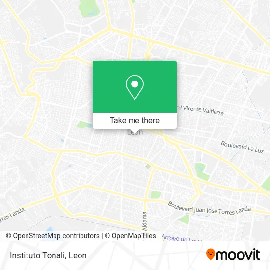 Instituto Tonali map