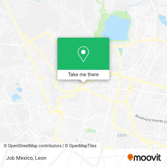 Job Mexico map