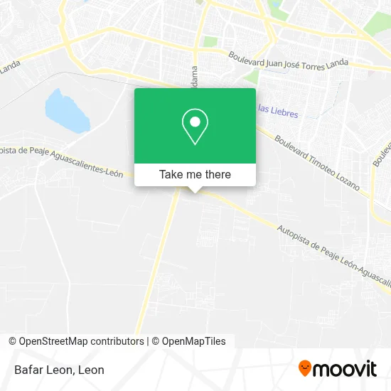 Bafar Leon map