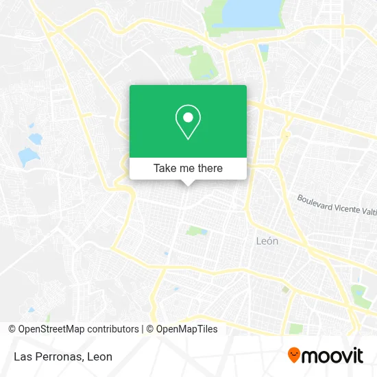 Las Perronas map