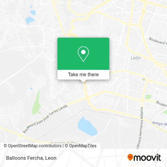 Balloons Fercha map