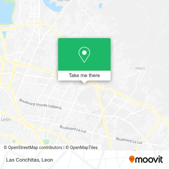 Las Conchitas map