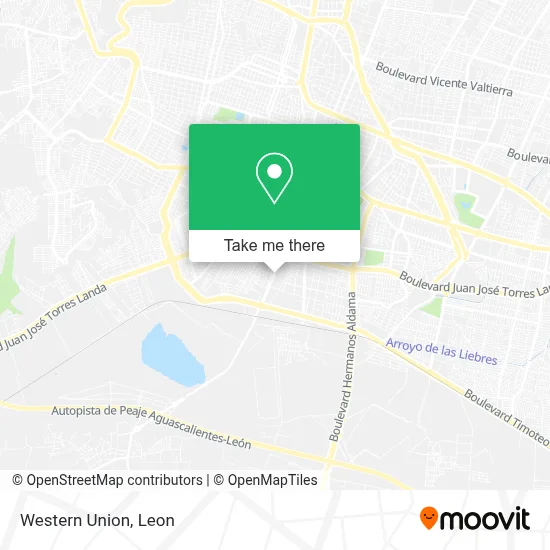 Western Union map