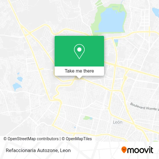 Refaccionaria Autozone map