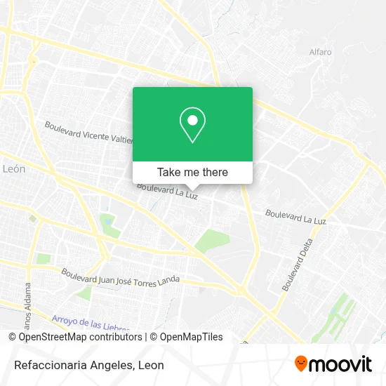 Refaccionaria Angeles map
