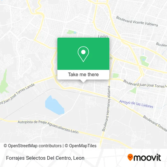Forrajes Selectos Del Centro map