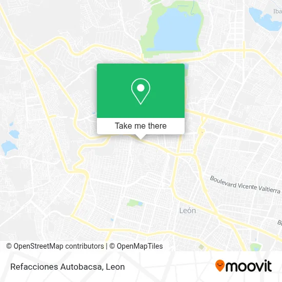 Refacciones Autobacsa map