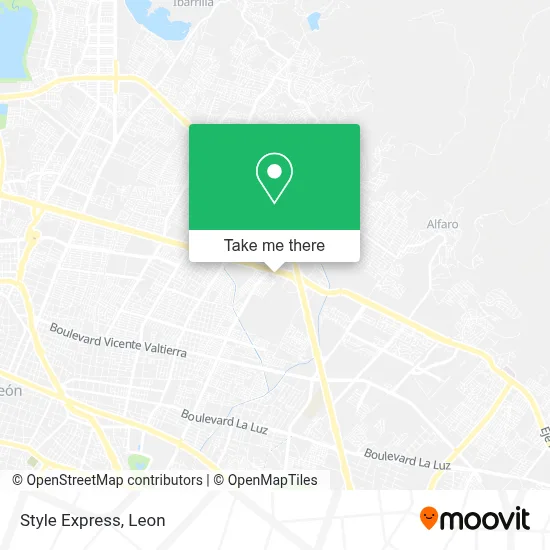 Style Express map
