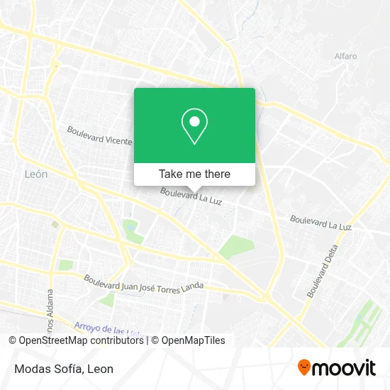 Modas Sofía map
