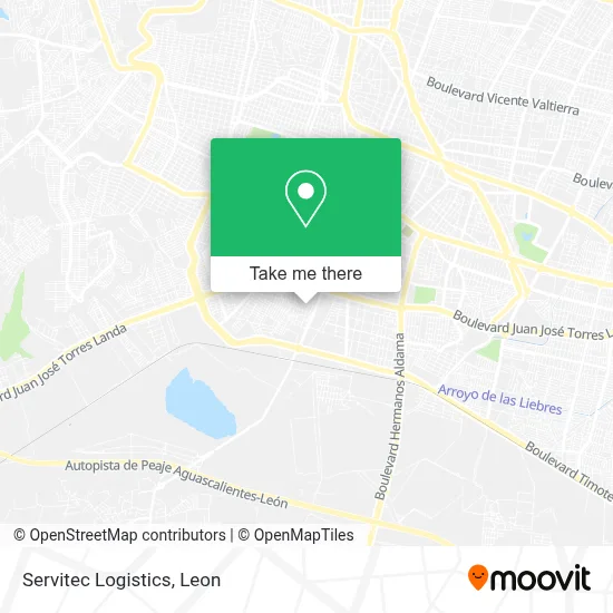 Servitec Logistics map