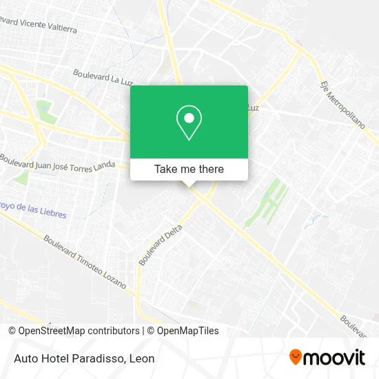 Auto Hotel Paradisso map
