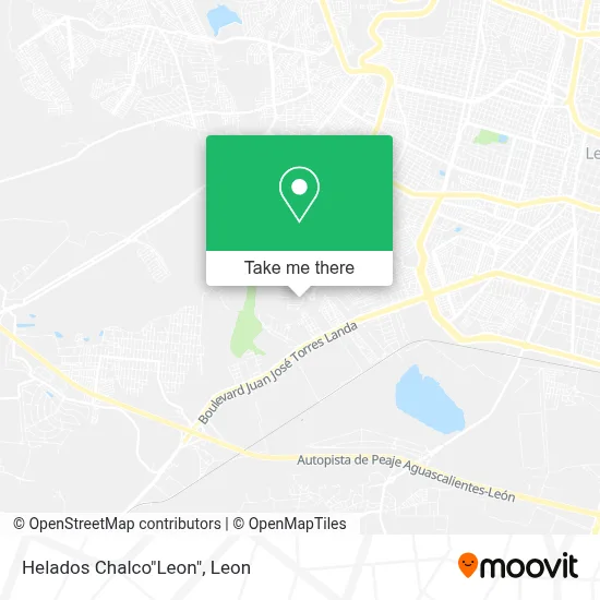 Helados Chalco"Leon" map