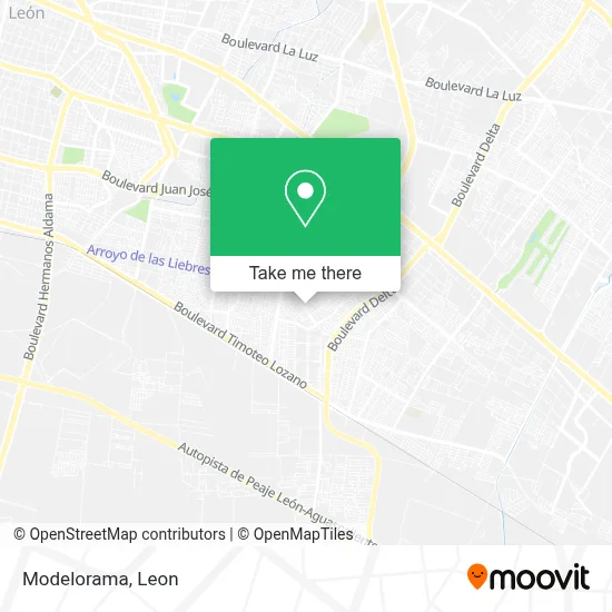 Modelorama map