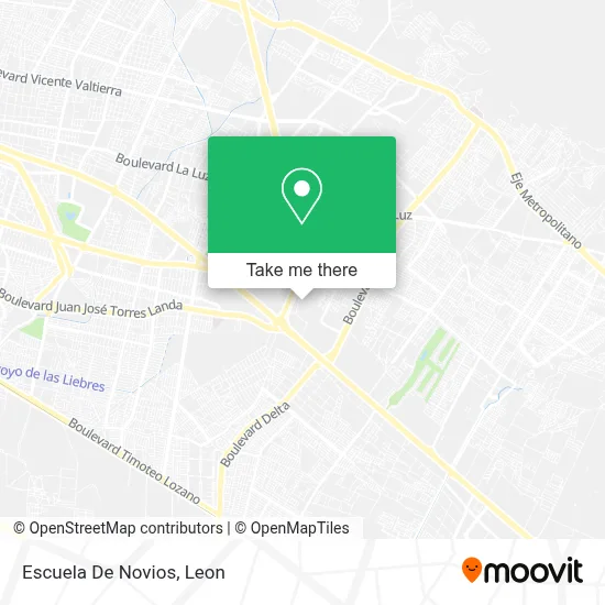 Escuela De Novios map