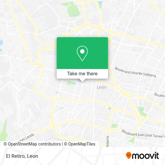 El Retiro map