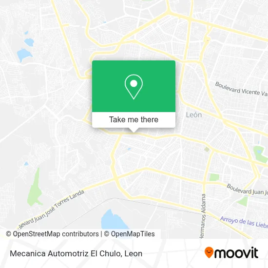 Mecanica Automotriz El Chulo map