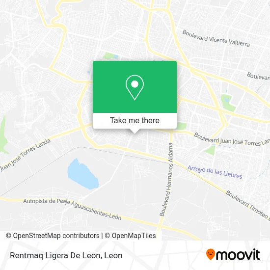 Rentmaq Ligera De Leon map