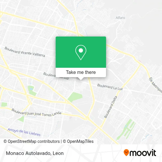 Monaco Autolavado map