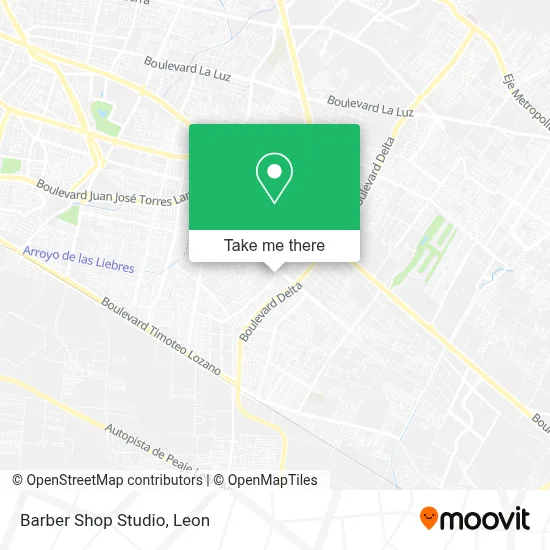 Barber Shop Studio map